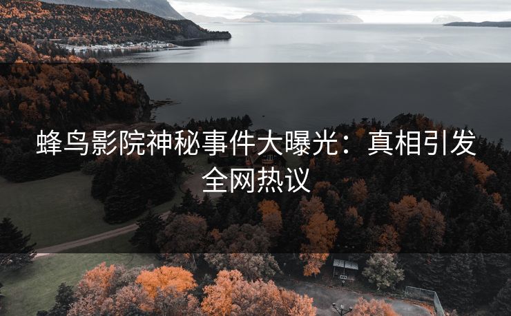 蜂鸟影院神秘事件大曝光：真相引发全网热议